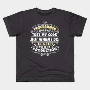 Funny Programmer Kids T-Shirt